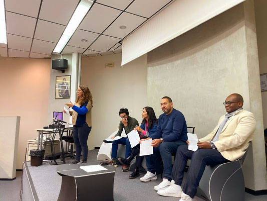 10/01/2025: À Sarcelles, lycée Maryse Condé. Intervention auprès de classes de 1ère dans le dispositif "Graines de France".