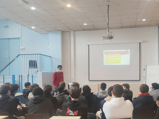 17/05/21: Intervention au Lycée Louis Armand à Nogent-Sur-Marne dans le cadre du programme "Éveil" sur la lutte contre les discriminations