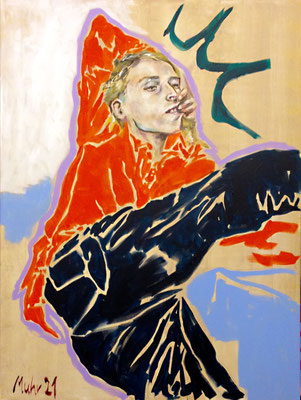 Guess my price, 2021, Acryl auf Leinwand, 160 x 120 cm