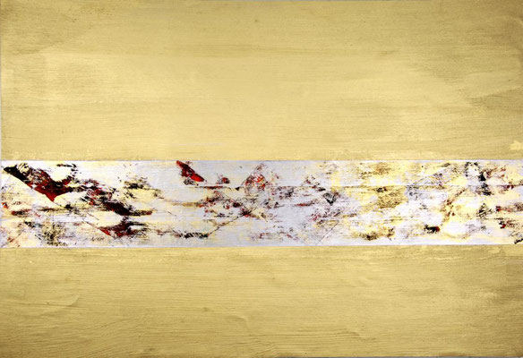 EQUILIBRIUM: 60x40cm, Acryl auf Papier - auf KAPA fix aufgezogen, 2019 - VERKAUFT