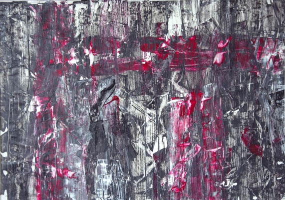 TIME OUT: 50x70cm // Acryl auf Papier - auf Holzplatte aufgezogen, 2012