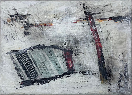 GUST OF WIND I: 18x13 : Acryl auf Leinwand, 2023