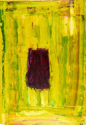 ISOLATION: 40x57cm, Acryl auf Papier - auf KAPA fix aufgezogen, 2012 