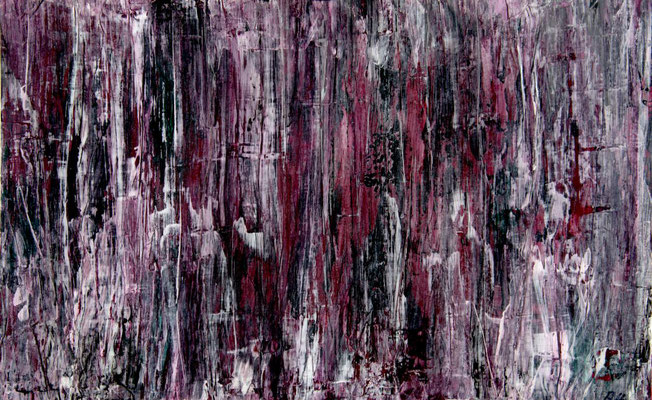 ZWISCHENRÄUME II: 55x34cm, Acryl auf Papier - auf KAPA fix aufgezogen, 2012