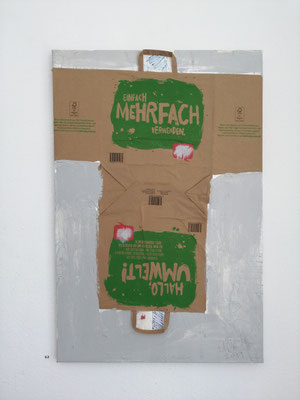 Udo Makulla, "einfach mehrfach verwenden", Collage