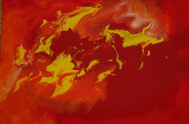Feuer 2 - 40x60 cm