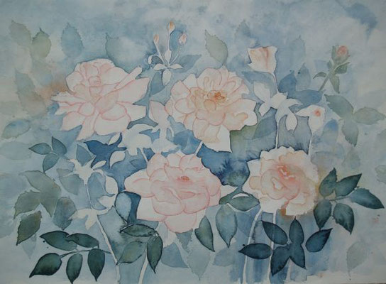 Rosenstrauch - 31,5x48,5 cm