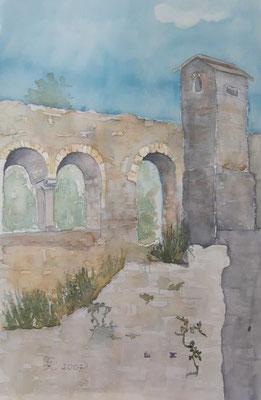 Friesach Burg - 31,5x48,5 cm