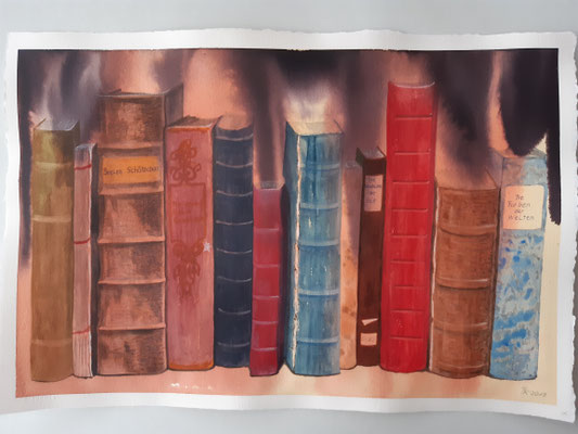Bücherregal - 38x57 cm