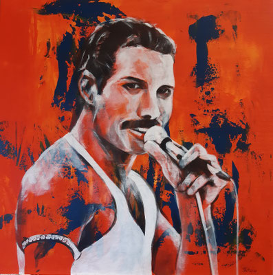Freddie Mercury - 60x60cm