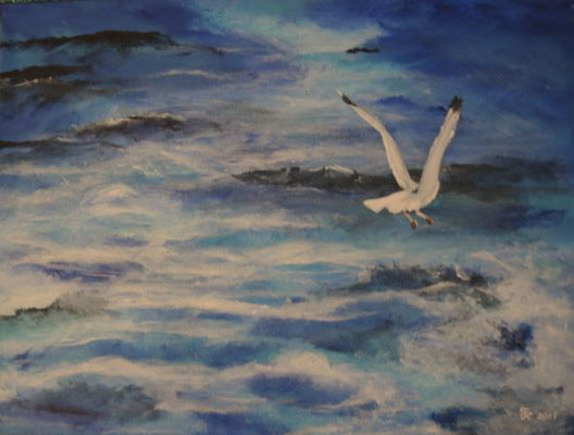 Möwe - 30x40 cm