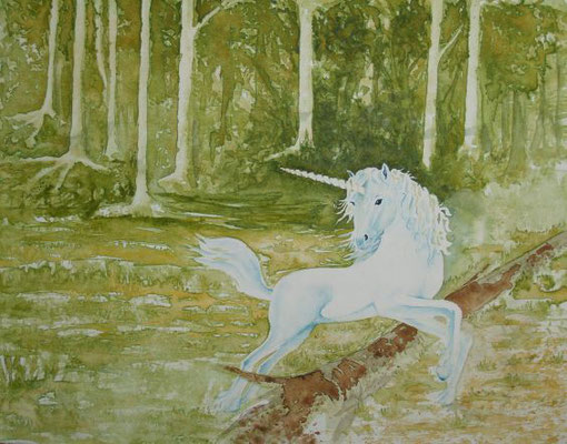 Einhorn - 47x63 cm