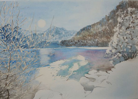See im Winter - 31,5x45 cm
