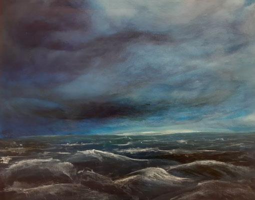 Stürmisches Meer 3 - 40x50 cm