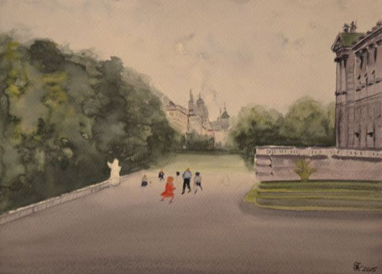 Wien Burggarten - 26x36 cm