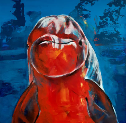 Delphin - 60x60 cm