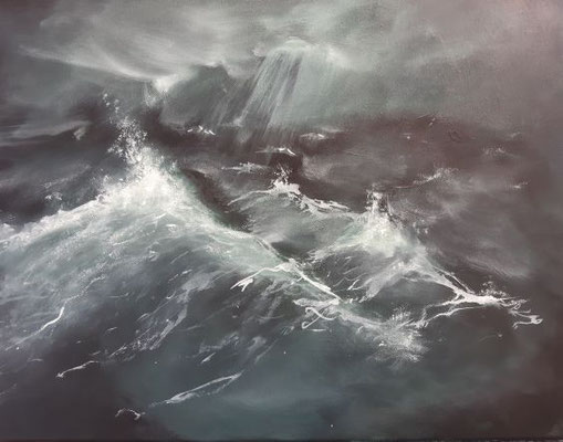 Stürmisches Meer 4 - 40x50 cm