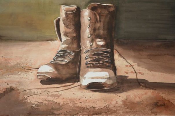 Wanderschuhe - 38x56 cm