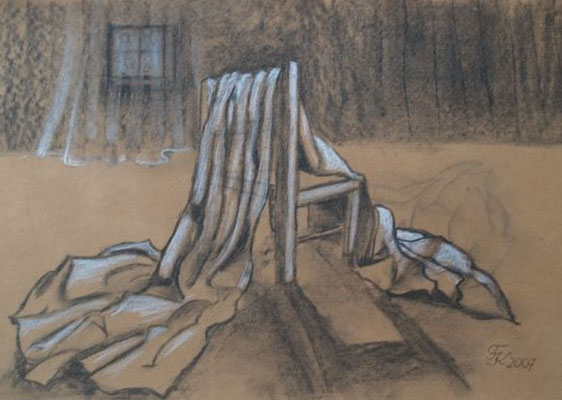 Faltenwurf - 31,5x48,5 cm