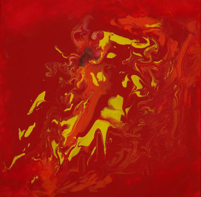 Feuer 1 - 30x30 cm