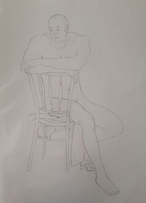 Mann 1 - 42x59 cm