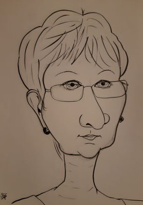 Selbstporträt - 30x42 cm