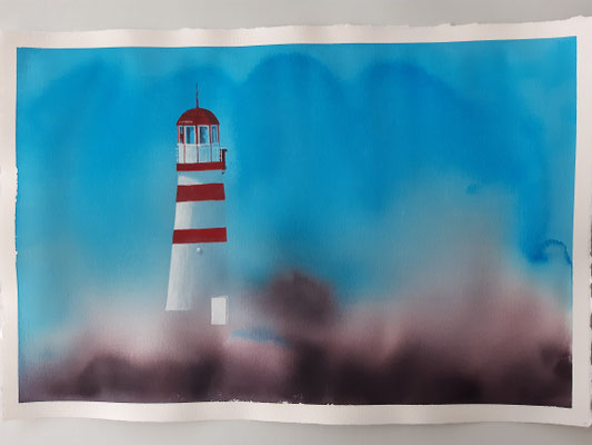 Leuchtturm 3 - 38x57 cm
