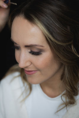 Nahaufnahme tagesmakeup Kundin leverkusen
