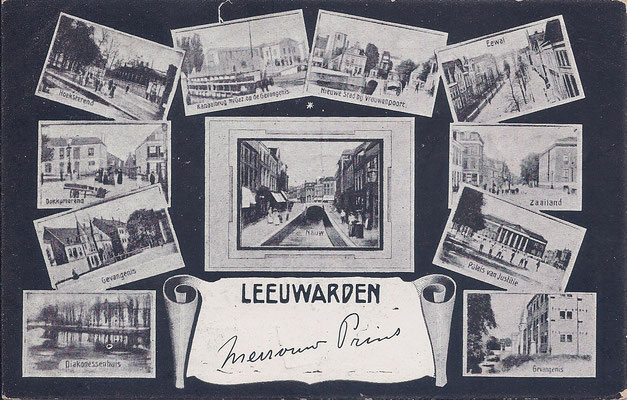 095 Ansichtkaart-Gevangenis Leeuwarden