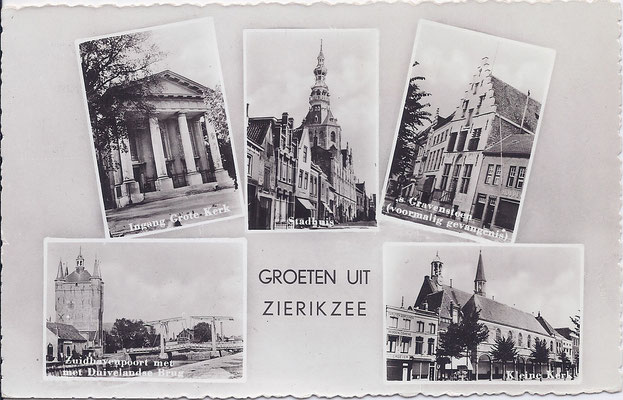 Ansichtkaart gevangenis Zierikzee