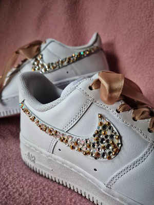 strass steentjes op sneakers nike wauw