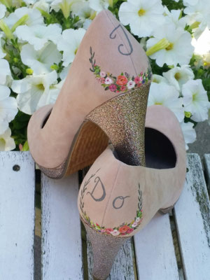 pumps gepimpt bruidsjurk