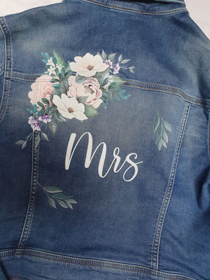 mrs jasje met bloemen