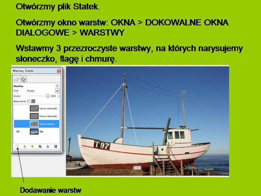 Warstwy Gimp Strona Internetowa Againfomat