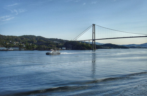 Anfahrt auf Bergen