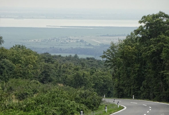 Der erste Blick auf den Neusiedlersee