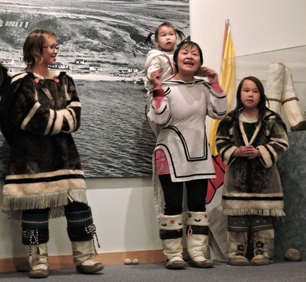 Kultur Vorführung der Inuit 