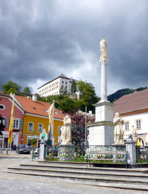 Murau mit Blick auf das Schloss