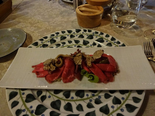 Vorspeise Rind und Trüffel