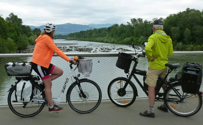 Rhein Zulauf in den Bodensee 