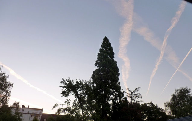 Chemtrails über Linz