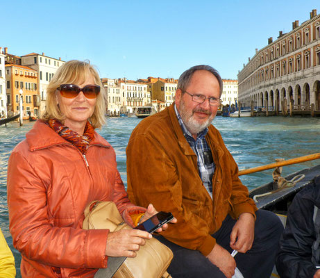 In der Gondel über den Canal Grande 