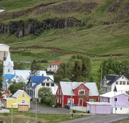 Nachmittags Spaziergang in Seydisfördur