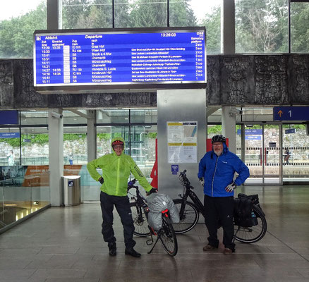 Endlich Regenkleidung in Leoben 