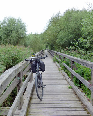 Radweg im Naturschutzreservat