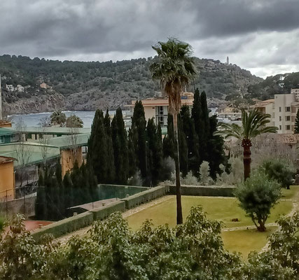 Blick vom Balkon
