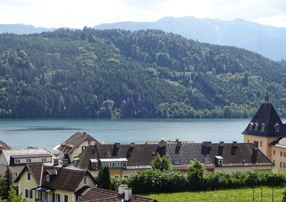 Blick vom Hotelzimmer nach Süden