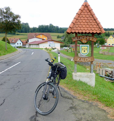 in Kalch endet der Burgenland Radweg