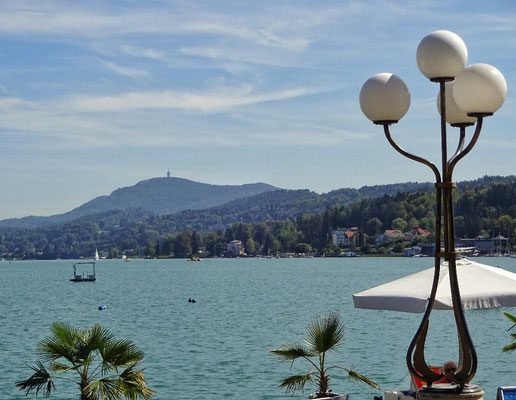 in Velden Blick auf den Pyramidenkogel