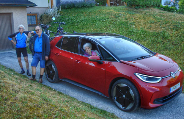 Abfahrt in Drasendorf